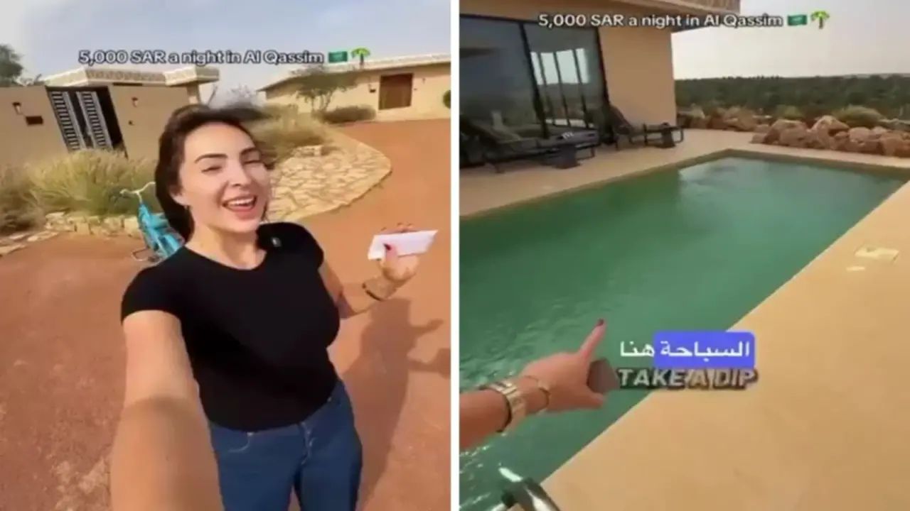 تجربة فريدة.. سائحة أجنبية توثق تفاصيل زيارتها لمنتجع ريفي في عنيزة بمنطقة القصيم